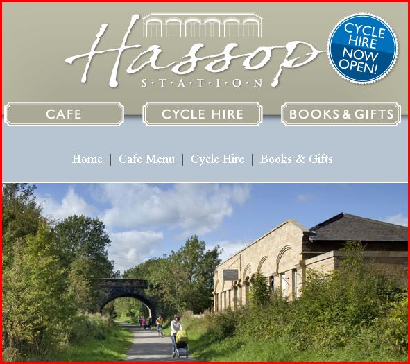 Hassop Station Cafe, Bookshop, Cycle Hire